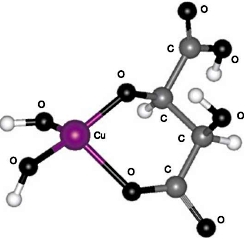 Структура III: 6-членный цикл с участием карбоксильной и гидроксильной групп, расположенных у соседних атомов