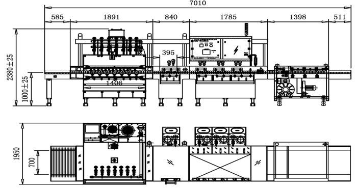 Линия вакуумного щелочного травления мод. Alkaline etching line производства ф. Circuit-Tech (КНР)