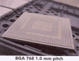 Микросхема в корпусе типа BGA с шариковыми выводами